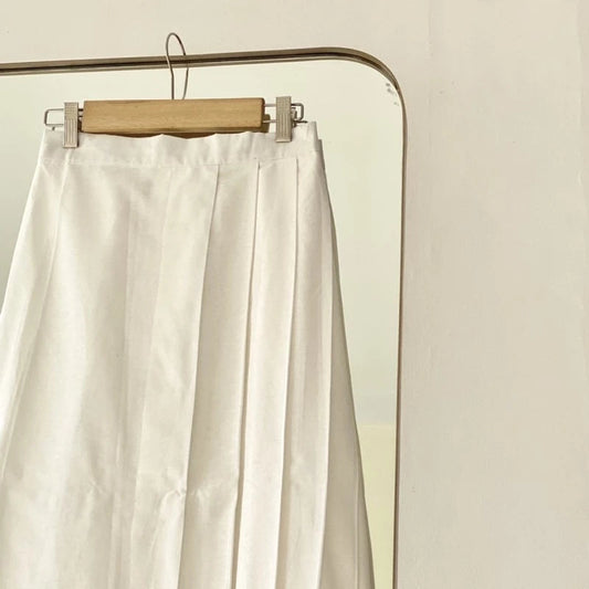 VANILLA WHIRL| SIDE PLEATED