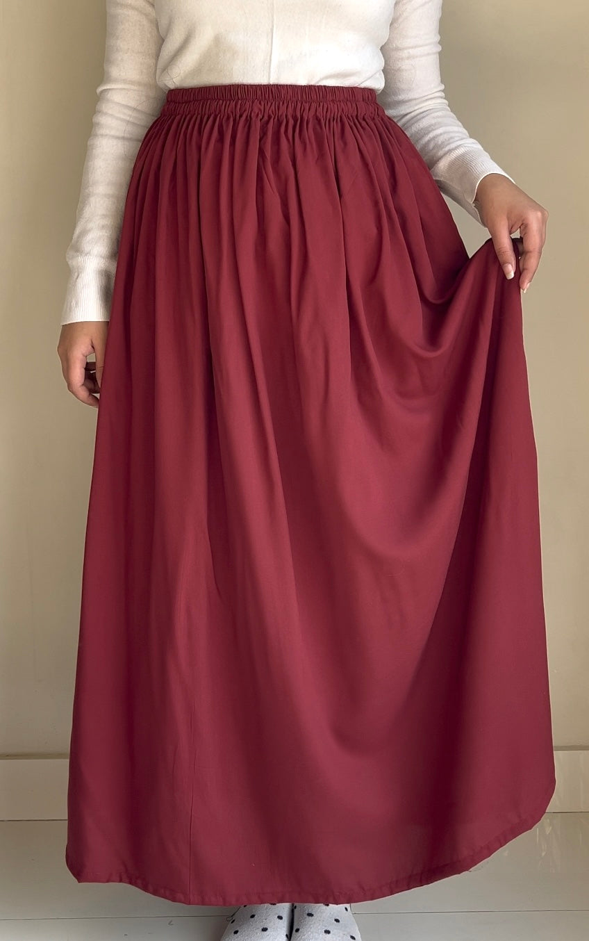 CHERRY FLAME | FLOWY A-LINE